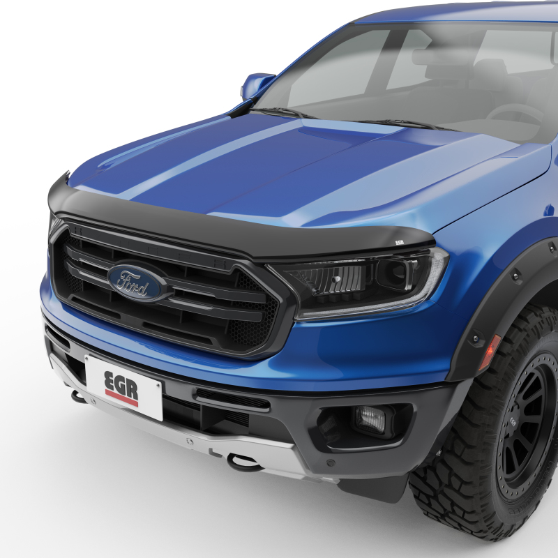EGR 2019+ Ford Ranger XL/XLT Superguard Hood Guard - Dark Smoke (303551) - 303551