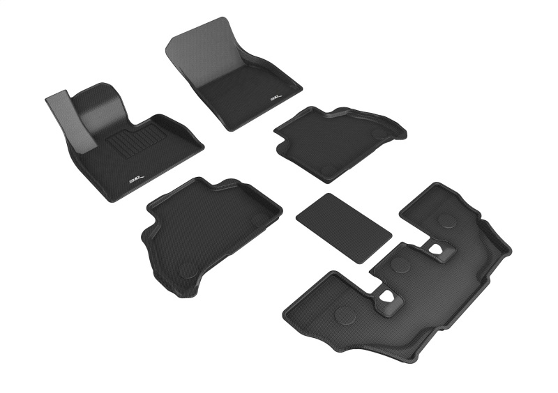 3D MAXpider 19-22 BMW X7 (G07) Kagu 1st/2nd/3rd Row Floormats - L1BM10501509