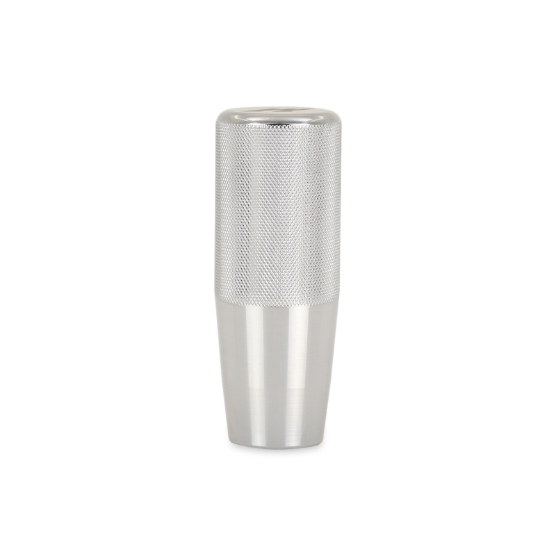 Mishimoto Weighted Shift Knob XL Silver (Knurled) - MMSK-XLK-SL