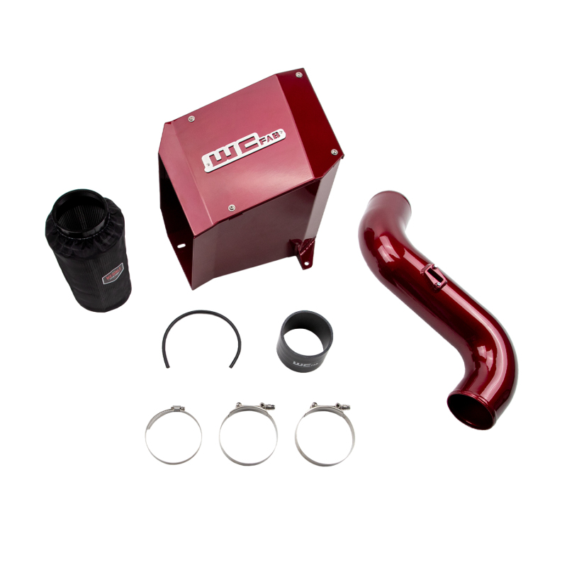 Wehrli 07.5-10 Chevrolet Duramax LMM 4in Intake Kit - WCFab Red - WCF100193-RED