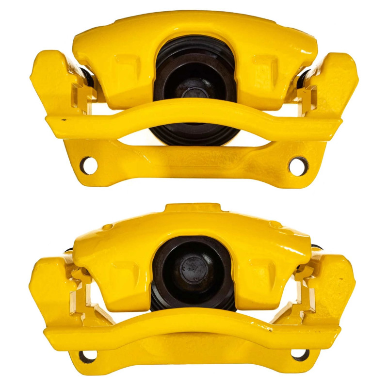Power Stop 09-14 Volkswagen Routan Front Yellow Caliper w/Bracket (Pair) - S5044YLW