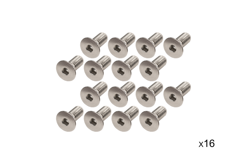 Kentrol 87-95 Jeep Wrangler YJ Windshield Bolts 16 Pack Stainless - 30733