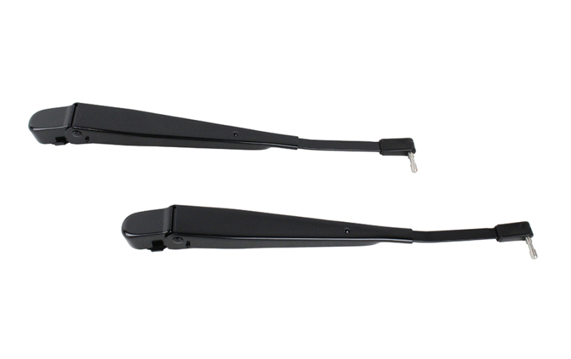 Kentrol 97-06 Jeep Wrangler YJ Windshield Wiper Arms Pair - Powdercoat Black - 50545