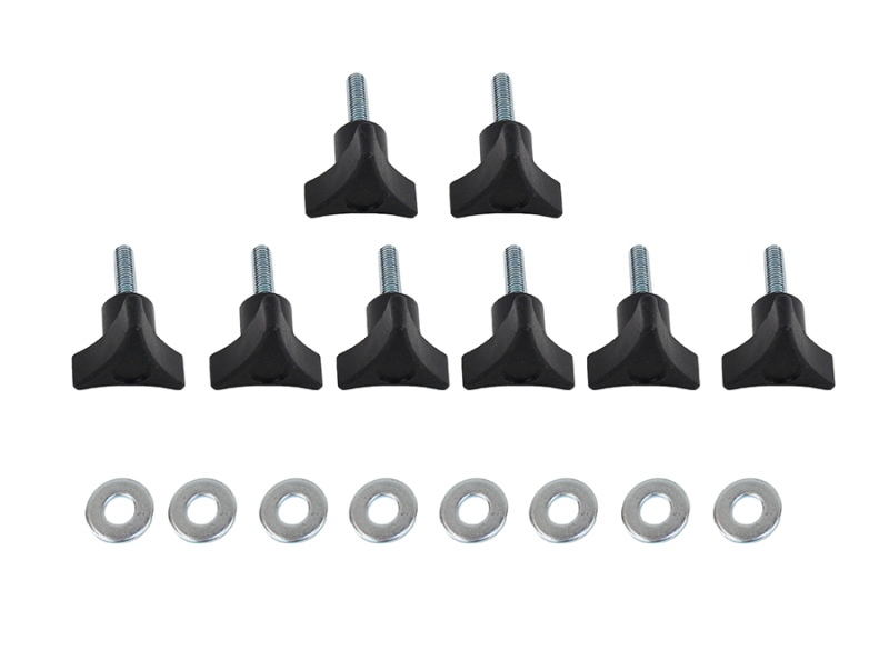 Kentrol 1997 Jeep Wrangler TJ-02 Hardtop Screws - Textured Black - 70007