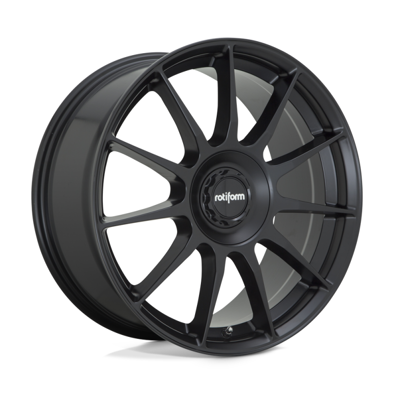 Rotiform R168 DTM Wheel 20x8.5 5x112/5x120 35 Offset - Satin Black - R1682085F4+35A