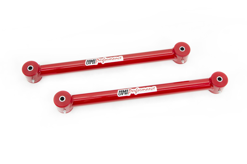 UMI Performance 82-02 GM F-Body Tubular Non-Adjustable Lower Control Arms - Red - 2015-R