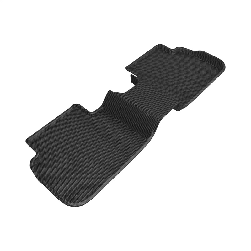 3D Maxpider 2022 Honda Civic Kagu Second Row Floormat - Black (W Rear USB Port) - L1HD11921509