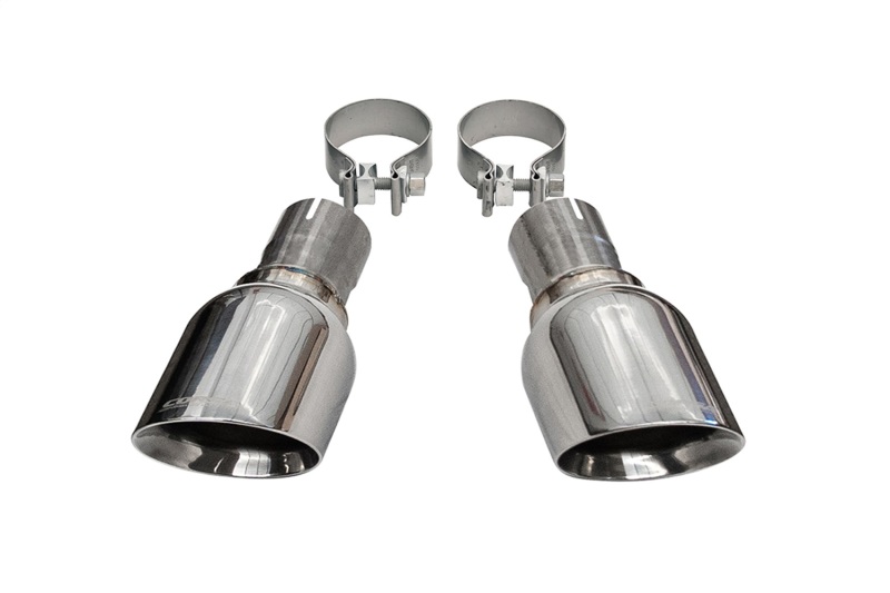 Corsa 11-21 Jeep Grand Cherokee Single 2.5in Inlet / 4.5in Outlet Polished Pro-Series Tip Kit - 14067