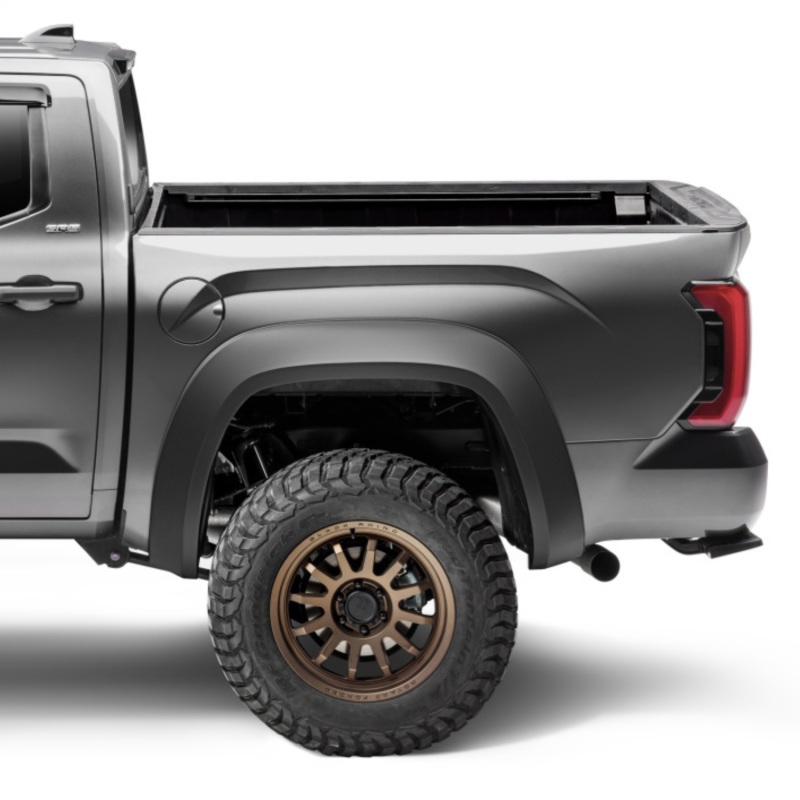 Bushwacker 22-23 Toyota Tundra Extend-A-Fender Style Flares 2pc Rear - Black - 30056-02