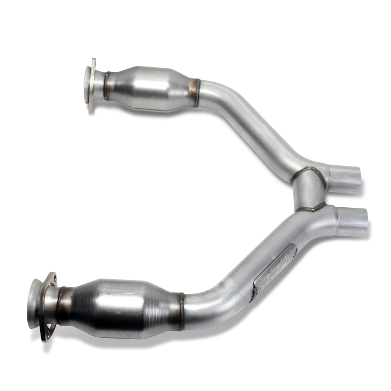 BBK fits 2015-16 Mustang V6 Short Mid H Pipe With Converters (To Be Used With 1642 Series Headers) - 1465