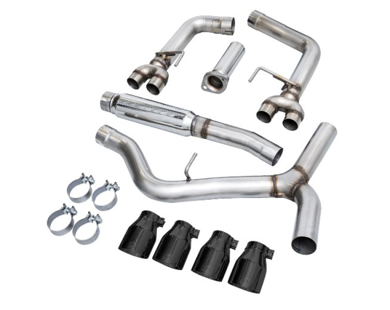 AWE Tuning 2022+ VB Subaru WRX Track Edition Exhaust - Diamond Black Tips - 3020-43979