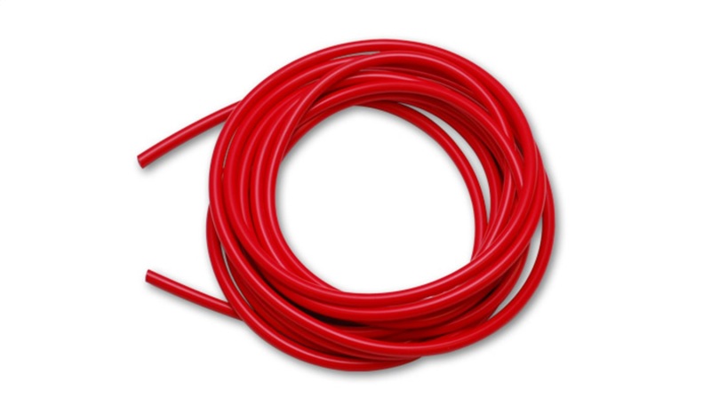 Vibrant 3/4 (19mm) I.D. x 10 ft. of Silicon Vacuum Hose - Red - 2108R