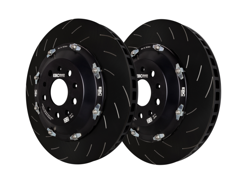 EBC Racing 2020+ Chevrolet Corvette Stingray C8 6.2L 2 Piece SG Racing Rear Rotors - SG2F028