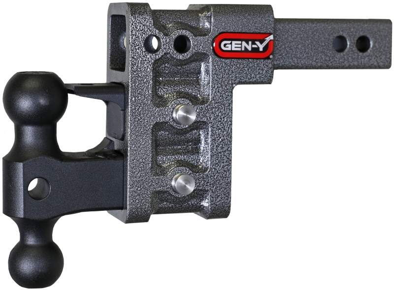 Gen-Y Mega Duty 2in Shank 5in Drop 2K TW 16K Hitch w/GH-051 Dual-Ball/GH-032 Pintle Lock - GH-523