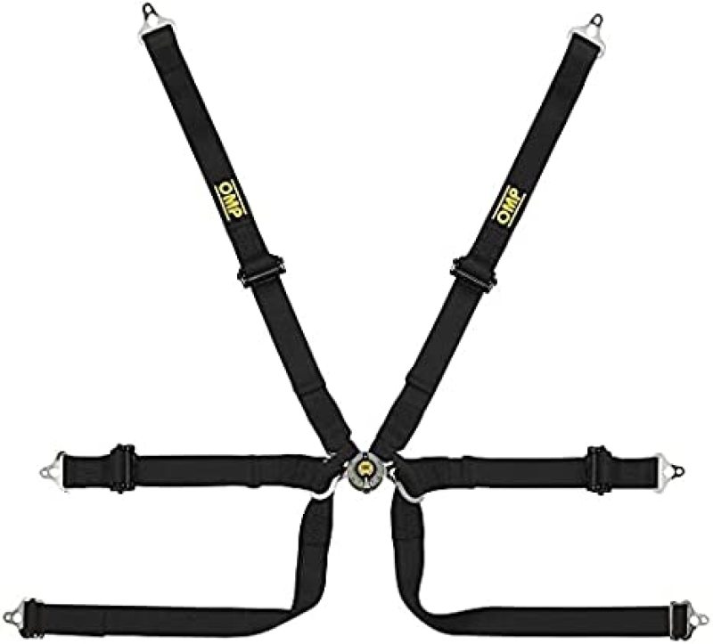 OMP Safety Harness Tecnica 2In Prot Black Pull Up - (Fia 8853-2016) - DA0-0206-A02-071