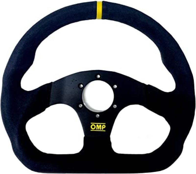 OMP Superquadro Steering Wheel - Small Spokes - Suede (Black) - OD0-1990-071