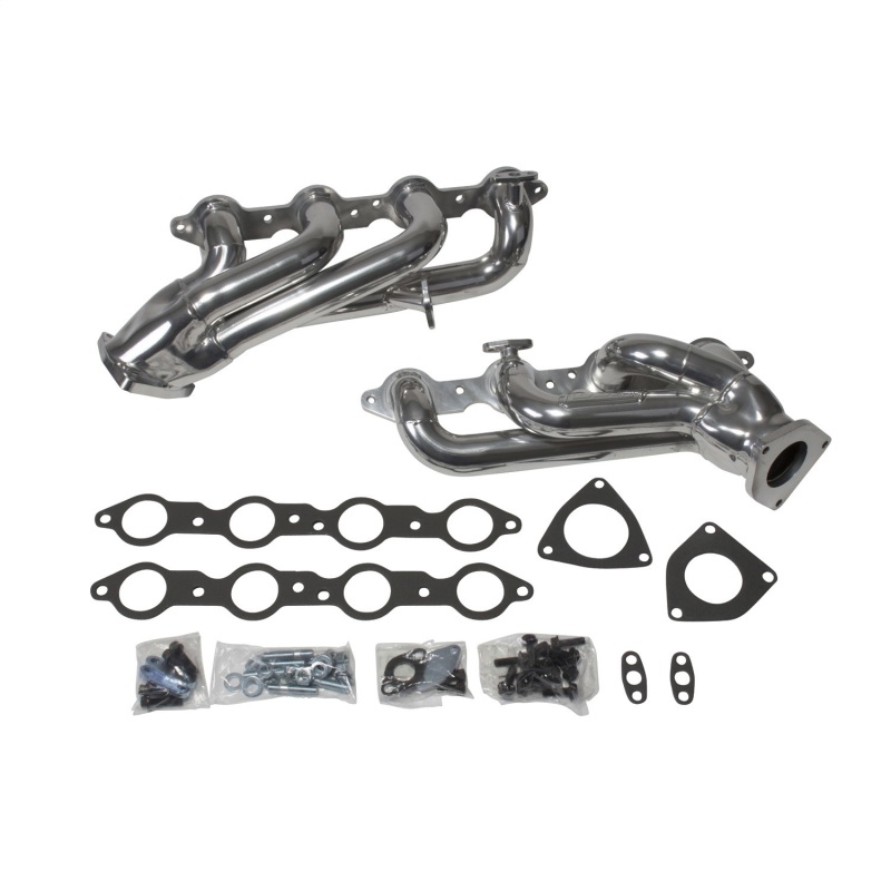 BBK fits 99-04 GM Truck SUV 4.8 5.3 Shorty Tuned Length Exhaust Headers - 1-3/4 Chrome - 4005
