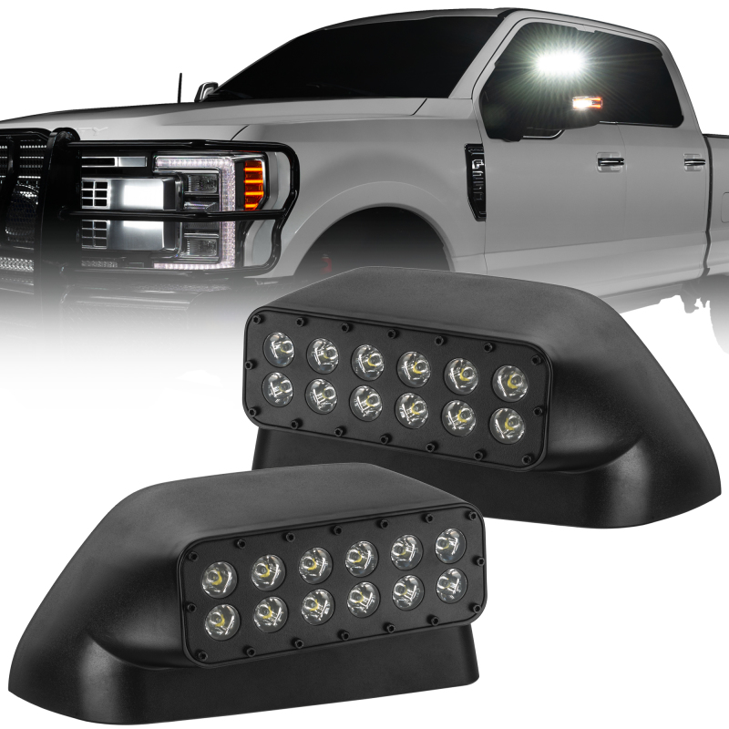 ORACLE Lighting 17-22 Ford Super Duty LED Off-Road Side Mirror Ditch Lights - 5908-001