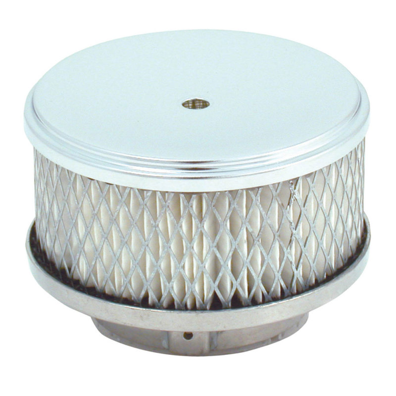 Spectre Air Cleaner 4in. x 2in. Chrome - Paper - 4790