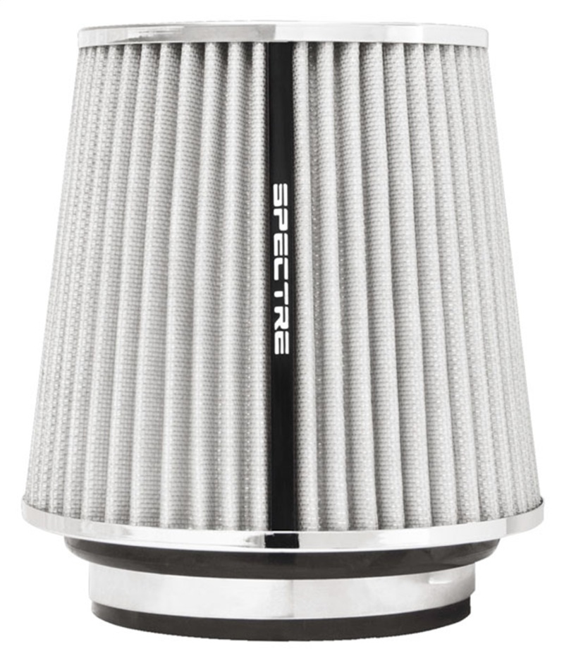 Spectre Adjustable Conical Air Filter 5-1/2in. Tall (Fits 3in. / 3-1/2in. / 4in. Tubes) - White - 8138