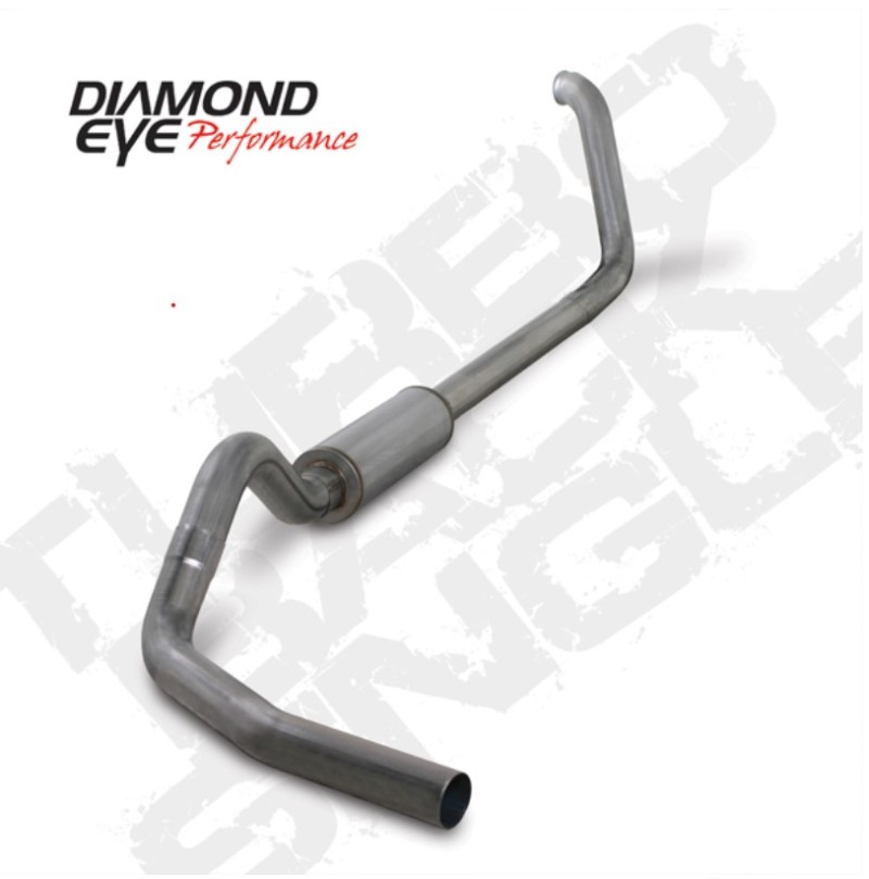 Diamond Eye KIT 4in TB SGL SS: 00-03 FORD 7.3L F250/F350 - K4319S