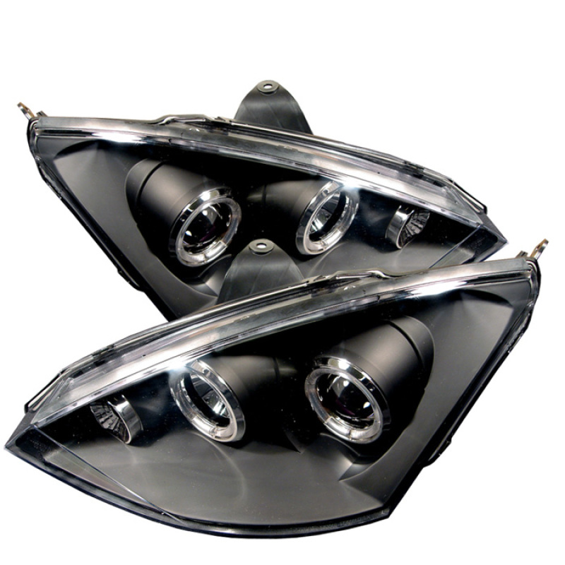 Spyder 5010186 Projector Headlights LED Halo Black For Ford Focus 2000-2004 NEW