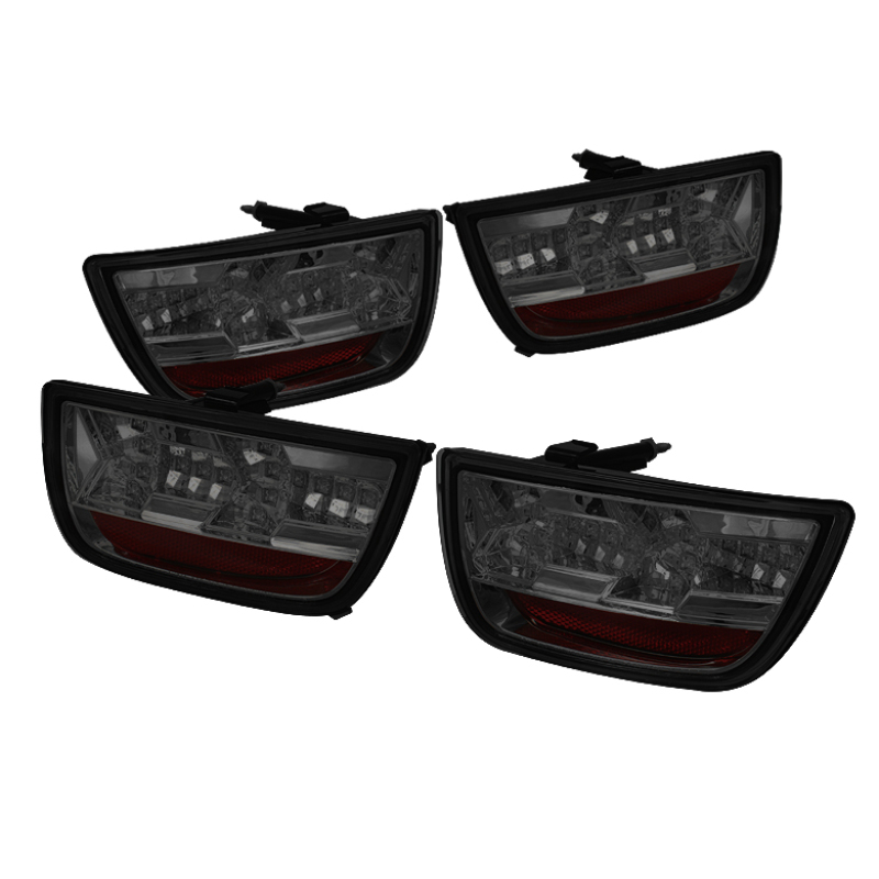 Spyder 5032201 LED Tail Lights Black For 2010-2013 Chevrolet Camaro 2pc