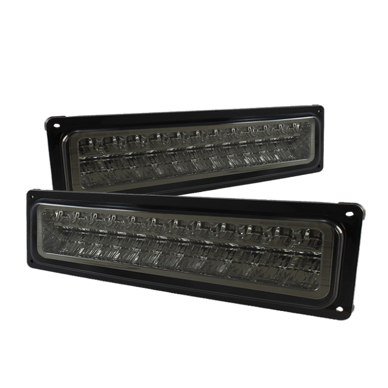 Xtune Chevy C10 88-98 LED Bumper Lights Smoke CPL-CCK94-LED-SM - 5069528