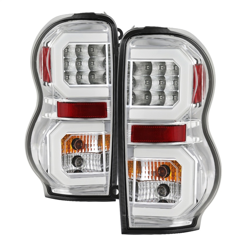 Spyder 04-09 Dodge Durango LED Tail Lights - Chrome ALT-YD-DDU04-LED-C - 5086525