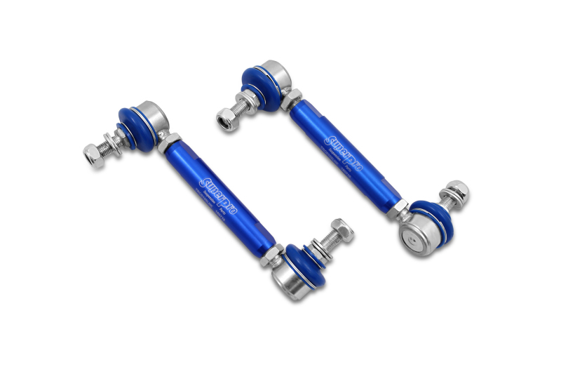 SuperPro 1991 Toyota MR2 Turbo Rear HD Adjustable End Link Set (10mm Studs 160mm-205mm Length) - TRC10105