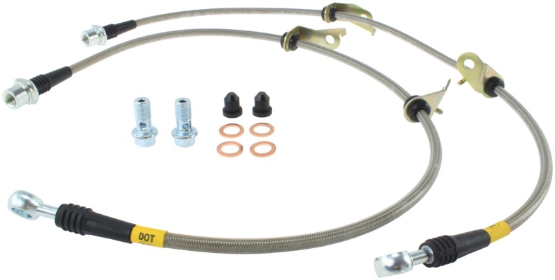 StopTech 11-17 Lexus CT200h Stainless Steel Front Brake Lines - 950.44029