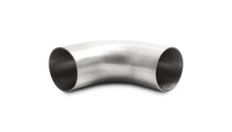 Vibrant 2.0in OD 3.23in Tangent Length T304 SS 90 Deg Mandrel Bend w/Extended Leg Length - 13346