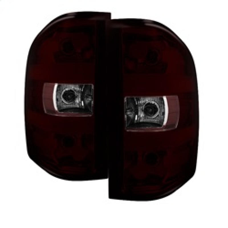 Spyder 9033100 LED Tail Lights ORG.MFR Dark Red For 07-14 GMC Sierra 3500 HD NEW