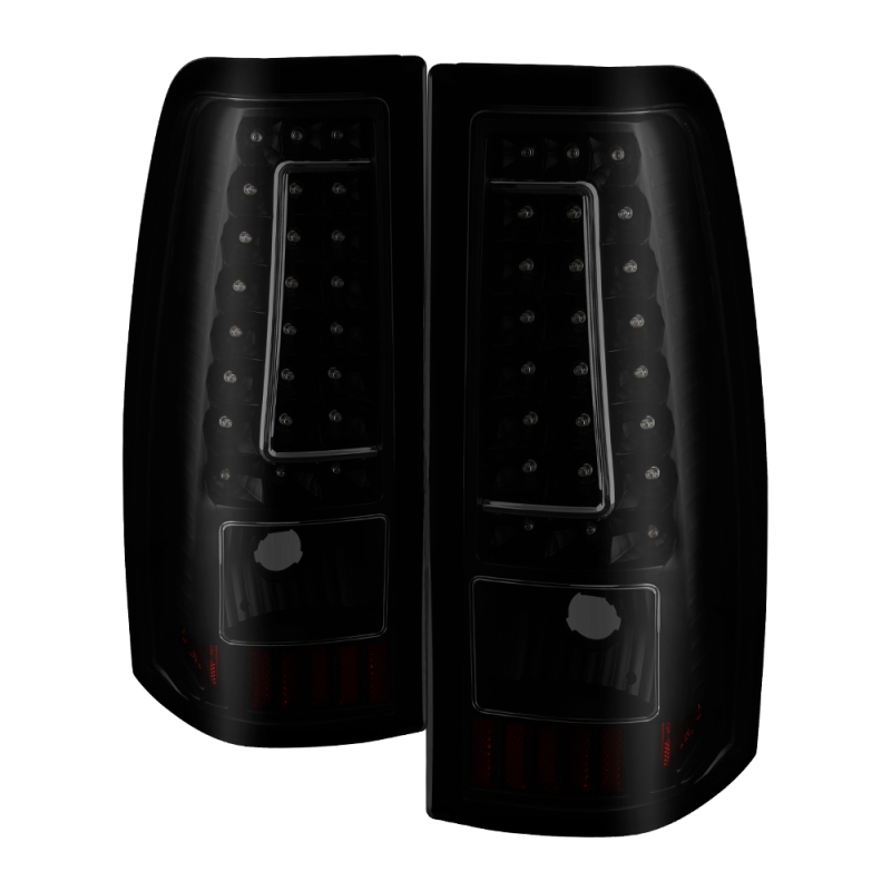 Spyder 9039218 C-Shape LED Tail Lights For 03-06 Chevy Silverado 1500/2500/