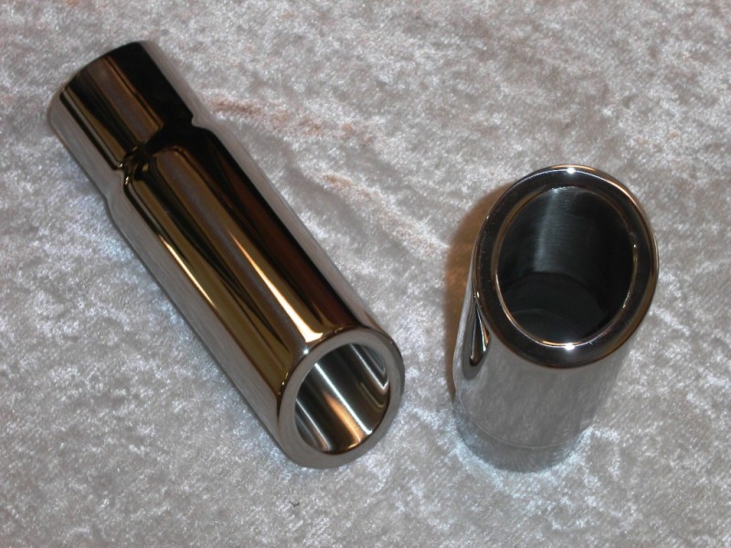 Stainless Works Double Wall 30 Deg Slash Cut Exhaust Tip 3in Body 2 1/2in ID - 790250