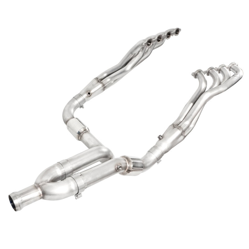 Stainless Works 2007-13 Chevy Silverado/GMC Sierra Headers 1-7/8in Primaries High-Flow Cats Y-Pipe - CT07HCATY