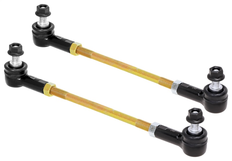 RockJock Adjustable Sway Bar End Link Kit 10 1/2in Long Rods w/ Sealed Rod Ends and Jam Nuts pair - RJ-203005-101