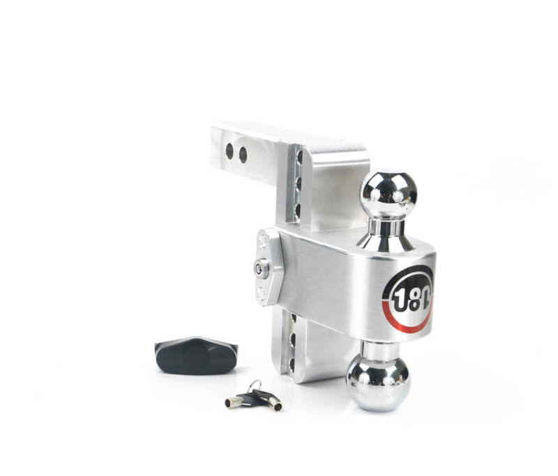 Weigh Safe 180 Hitch 6in Drop Hitch & 2in Shank (10K/12.5K GTWR) - Aluminum - CTB6-2