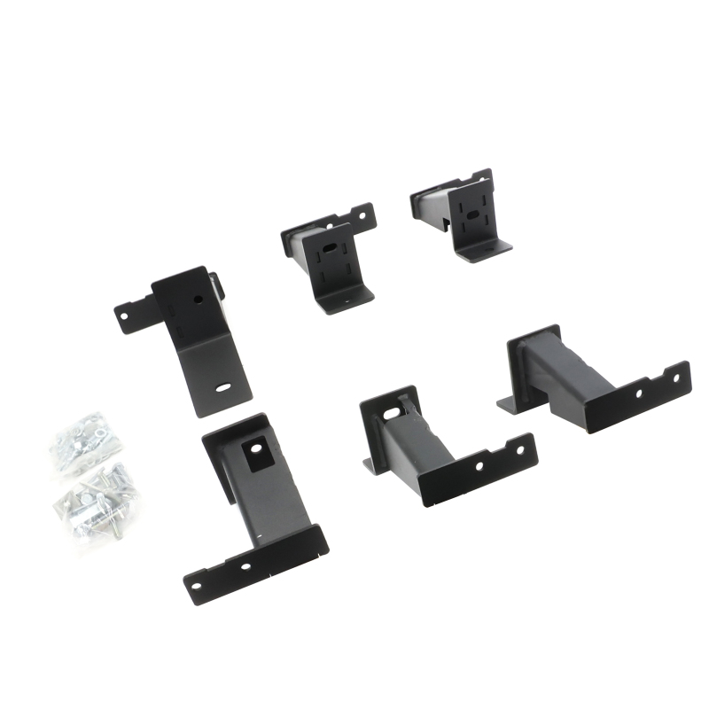 Go Rhino 16-23 Toyota Tacoma DC 4dr Brackets for Dominator Xtreme Frame Slider - Tex. Blk - FSD4429TK