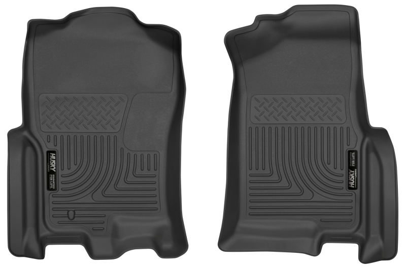 Husky Liners 07-10 Ford Expedition / Lincoln Navigator WeatherBeater Black Front Floor Liners - 18391