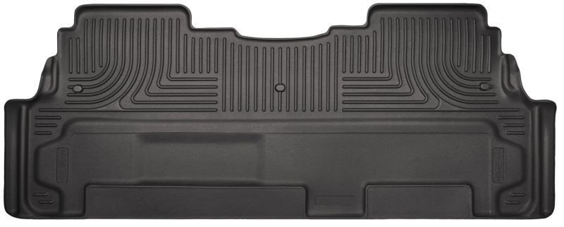 Husky Liners 09-15 Buick Enclave/Chevy Traverse/GMC Acadia WeatherBeater 2nd Row Black Floor Liners - 19171