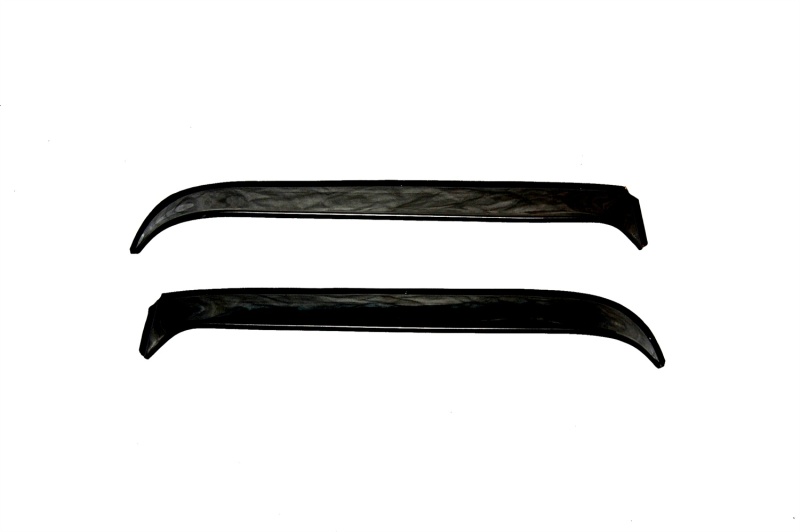 AVS 87-04 Peterbilt 320 Ventshade Extra Wide 2pc - Black - 52103