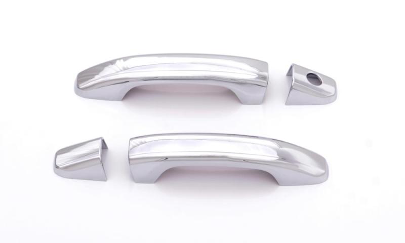 AVS 14-18 Chevy Silverado 1500 Door Handle Covers (2 Door) 4pc Set - Chrome - 685414