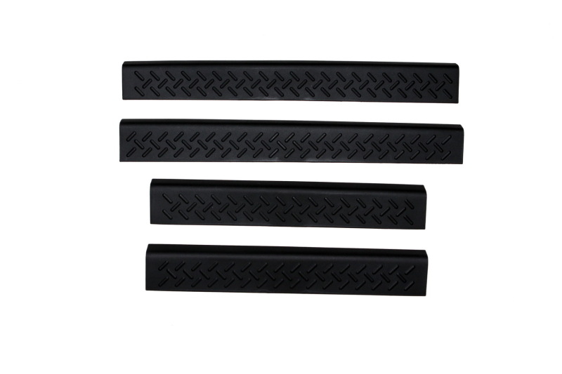 AVS 04-08 Ford F-150 Standard Cab Stepshields Door Sills 4pc - Black - 91236