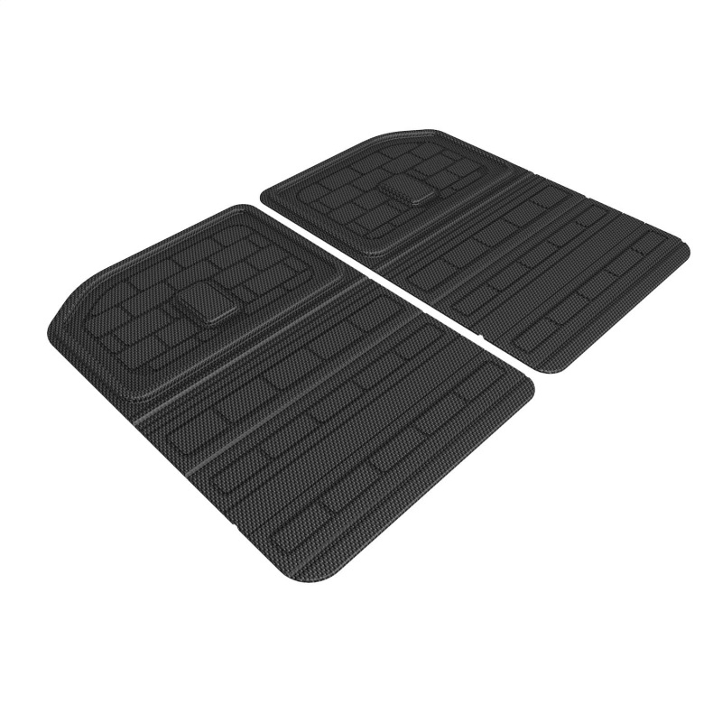 3D Maxpider 22-23 Rivian R1S Kagu Black 3Rd Row Seat Back Protector - Q1RI0011309