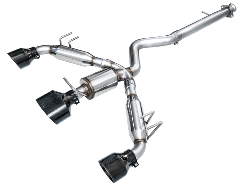 AWE Tuning 2023+ Toyota GR Corolla Track Edition Exhaust - Diamond Black Tips - 3020-53472