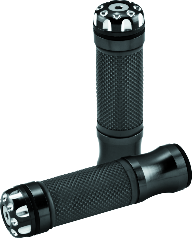 BikeMaster Grips 135mm Revolver Barend Grips - Black - 101861