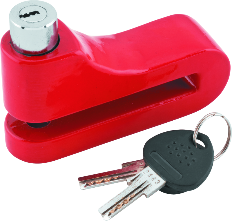 Bully Lock Disc Lock 10mm - Red - 132249