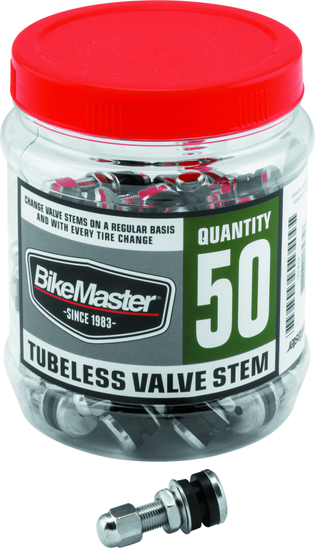 BikeMaster Valve Stem Chrome Tubeless Tub 50 - 151412