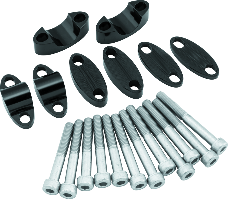 BikeMaster Aluminum Handlebar Riser 1in - Black - 152269